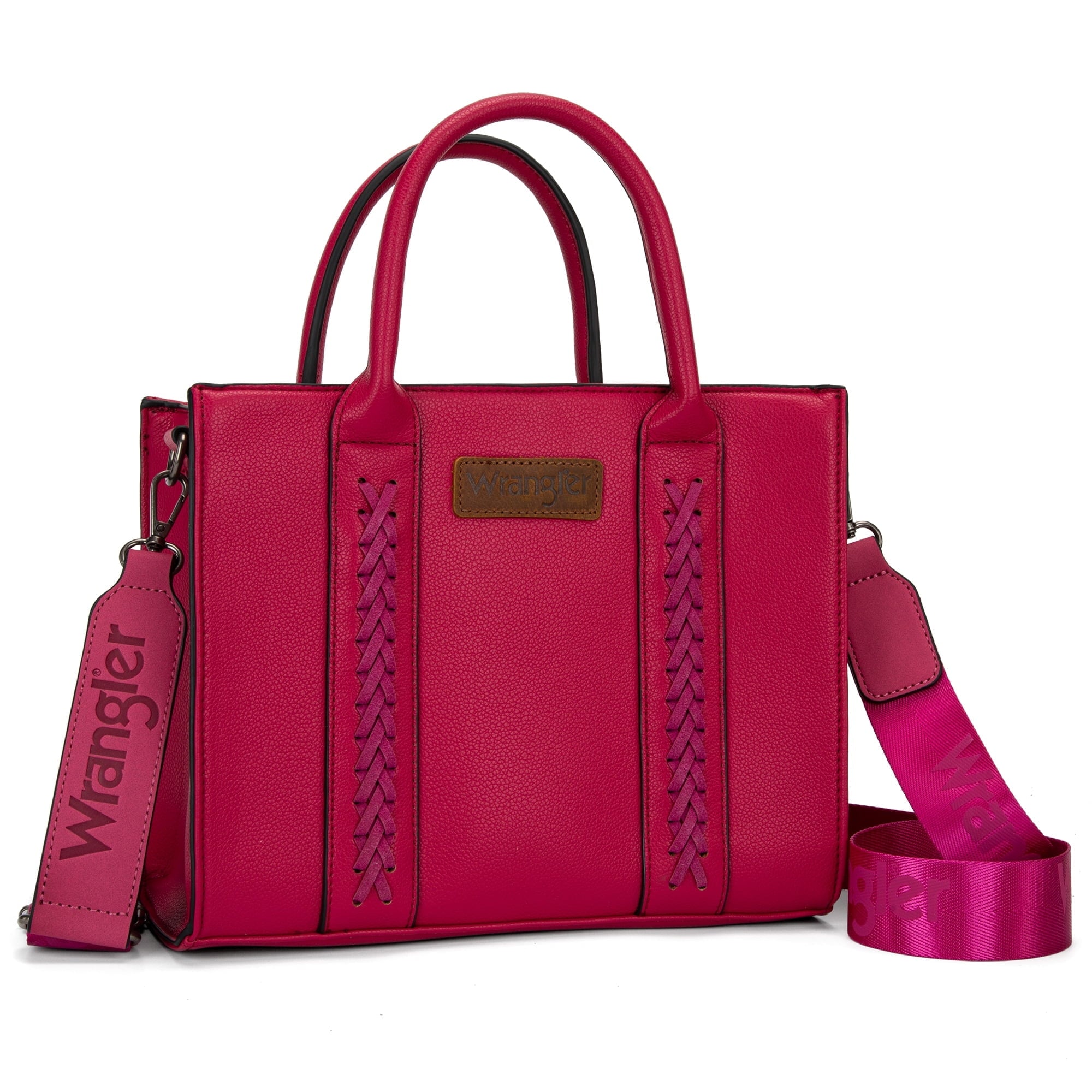 Wrangler Medium Tote Bag for Women Designer Satchel Handbags Top-handle Purses with Strap