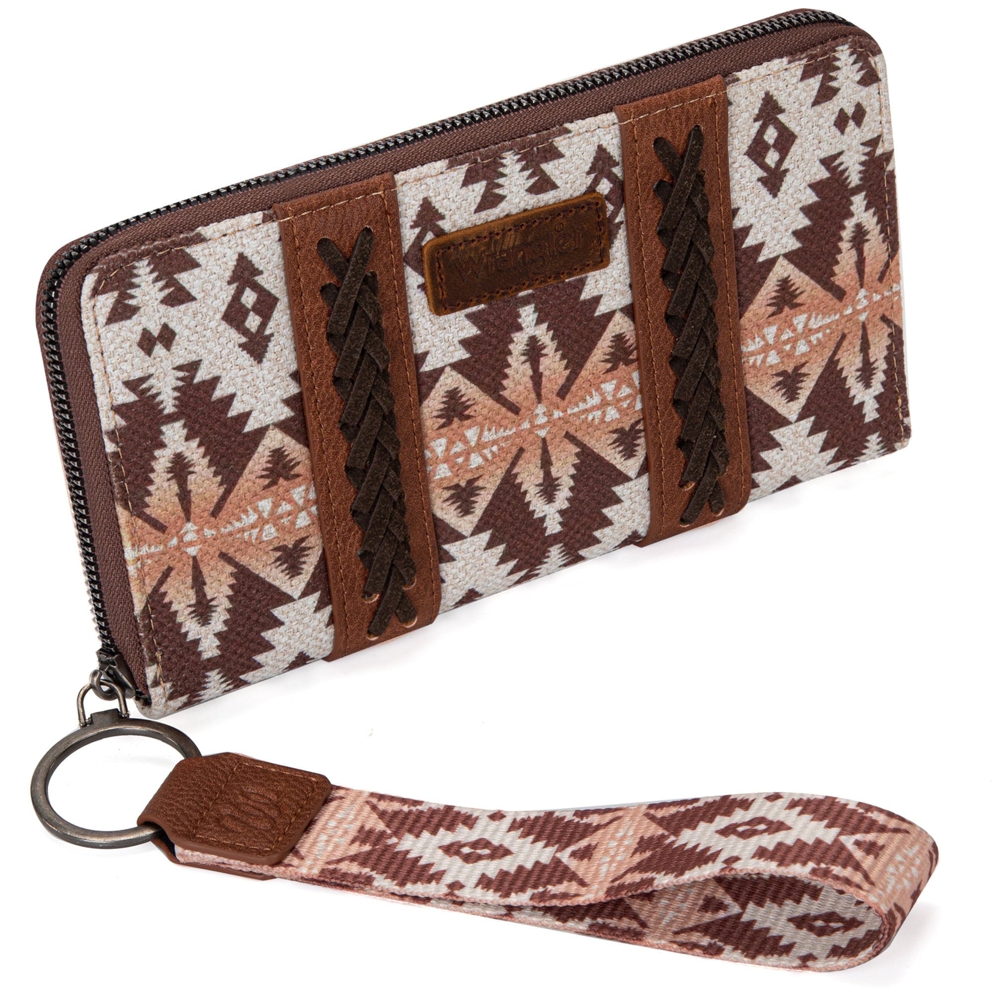 Wrangler Wristlet Western Wallet Boho Aztec Credit Card Holder for Women