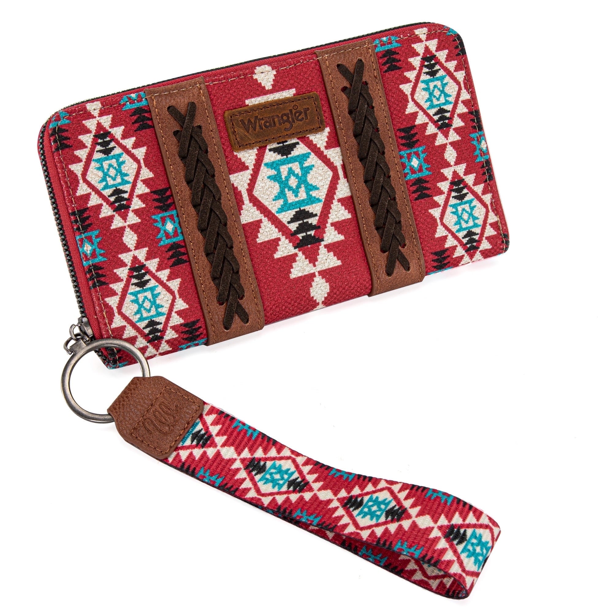 Wrangler Wristlet Western Wallet Boho Aztec Credit Card Holder for Women