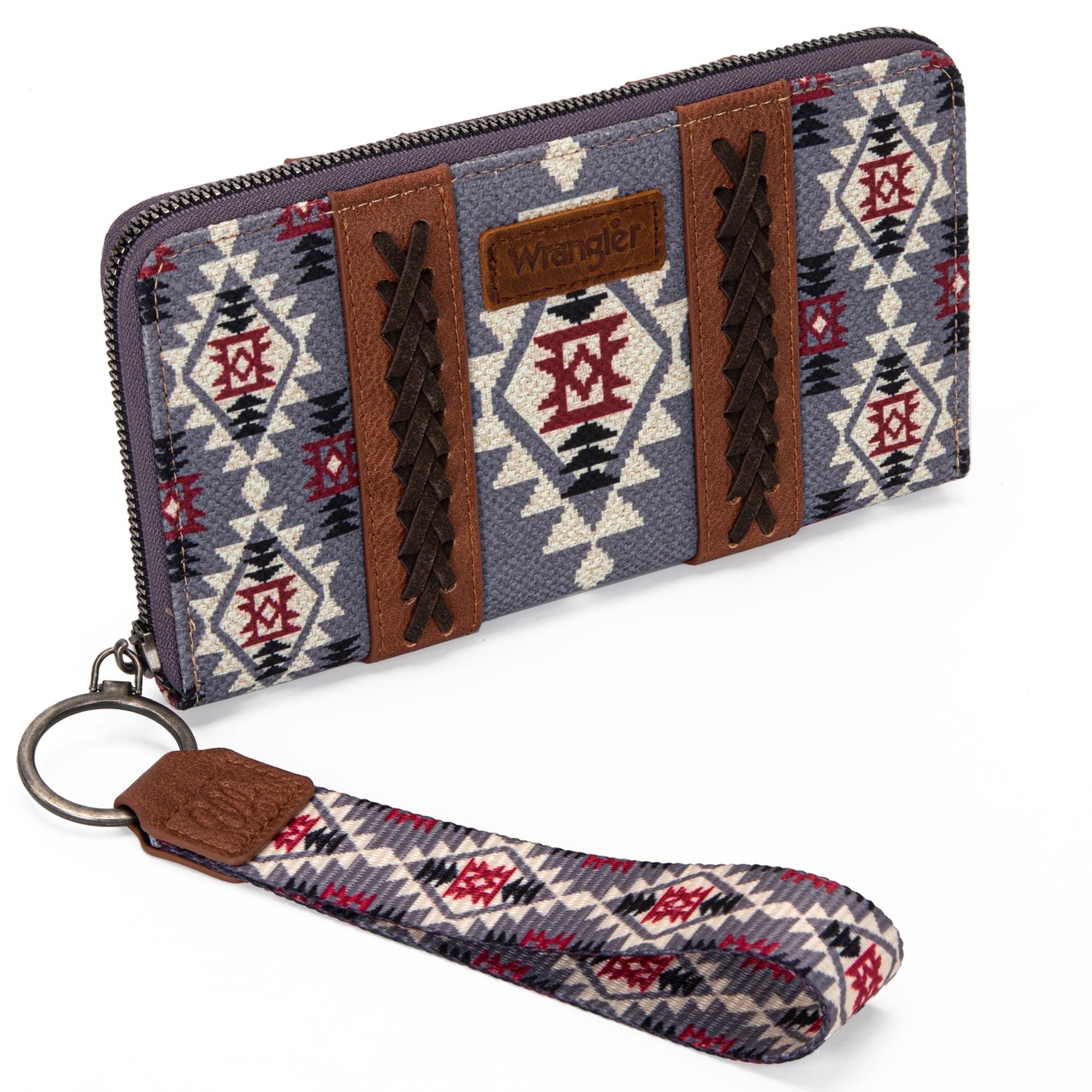 Wrangler Wristlet Western Wallet Boho Aztec Credit Card Holder for Women