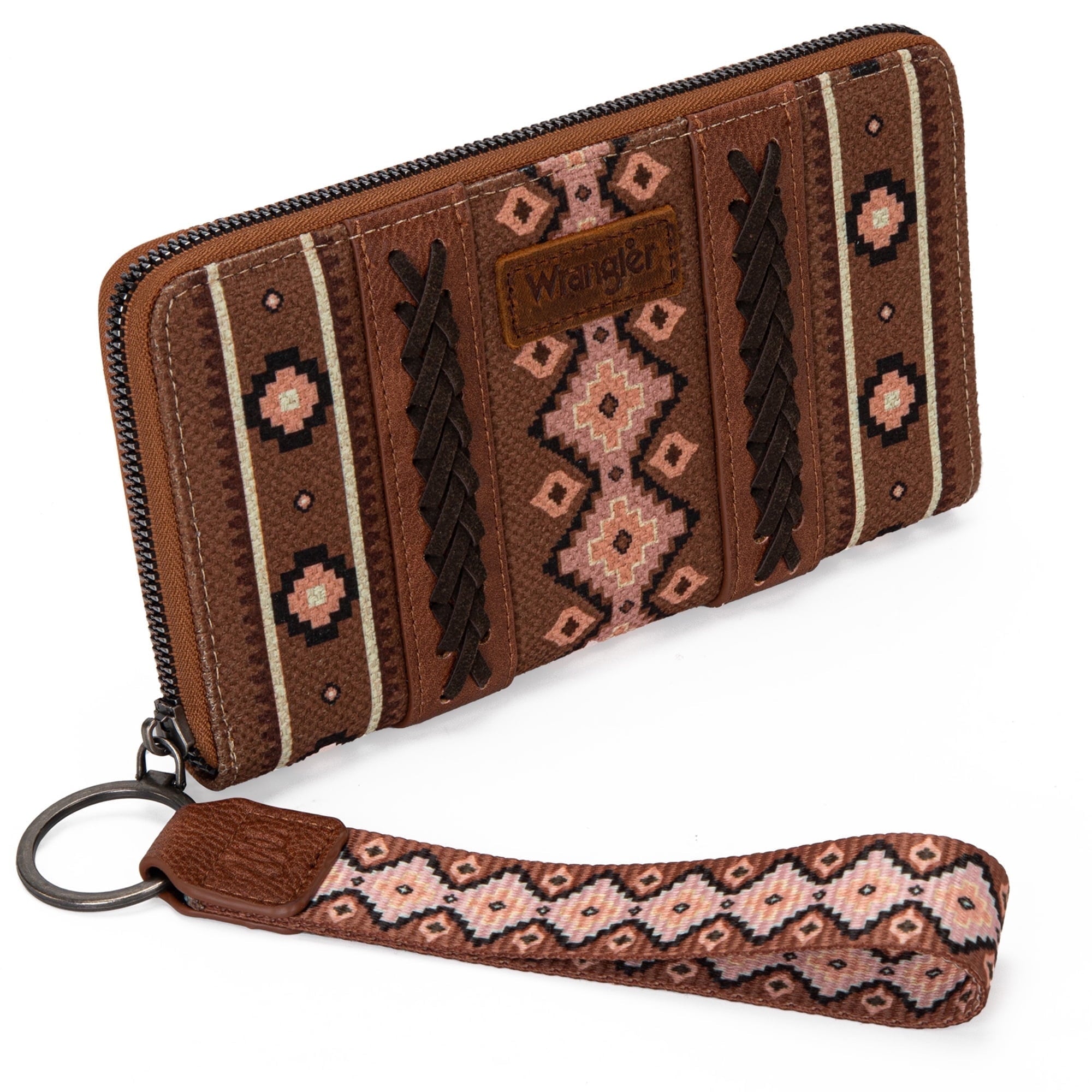 Wrangler Wristlet Western Wallet Boho Aztec Credit Card Holder for Women