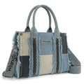 Wrangler Womens Canvas Woven Tote Bag Top Handle Boho Shoulder Bags With Strap