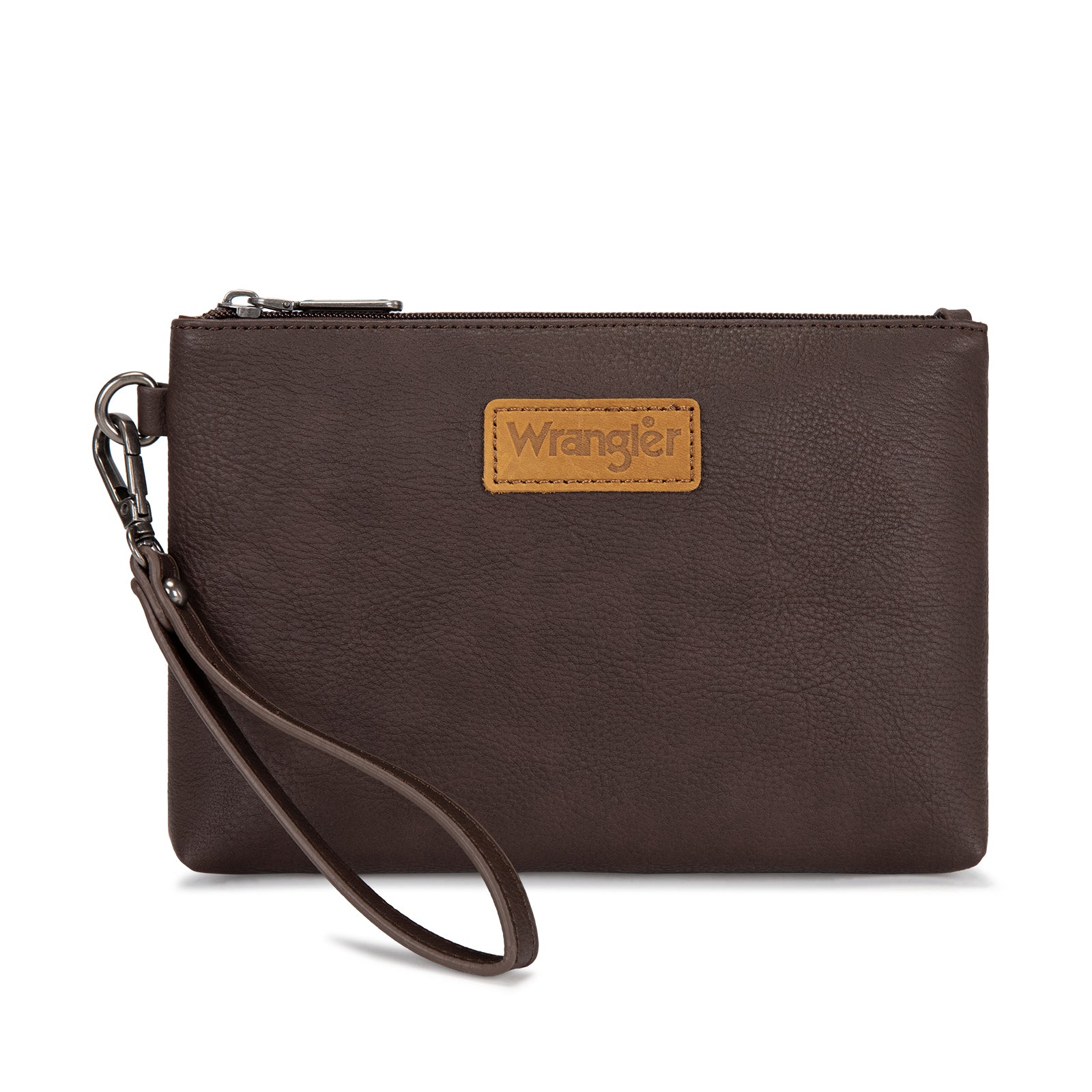 Wrangler Wristlet Clutch Wallet for Women Large Capacity Zipper Pouch with Detachable Wrist Strap