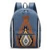 Wrangler Bag for Women Stylish Aztec Knitted Backpack Large Capacity Perfect for Travel and Daily Use