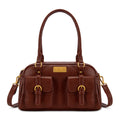 Wrangler Women Dome Top?Handle Purse Medium Shoulder Handbag with Detachable Crossbody Strap