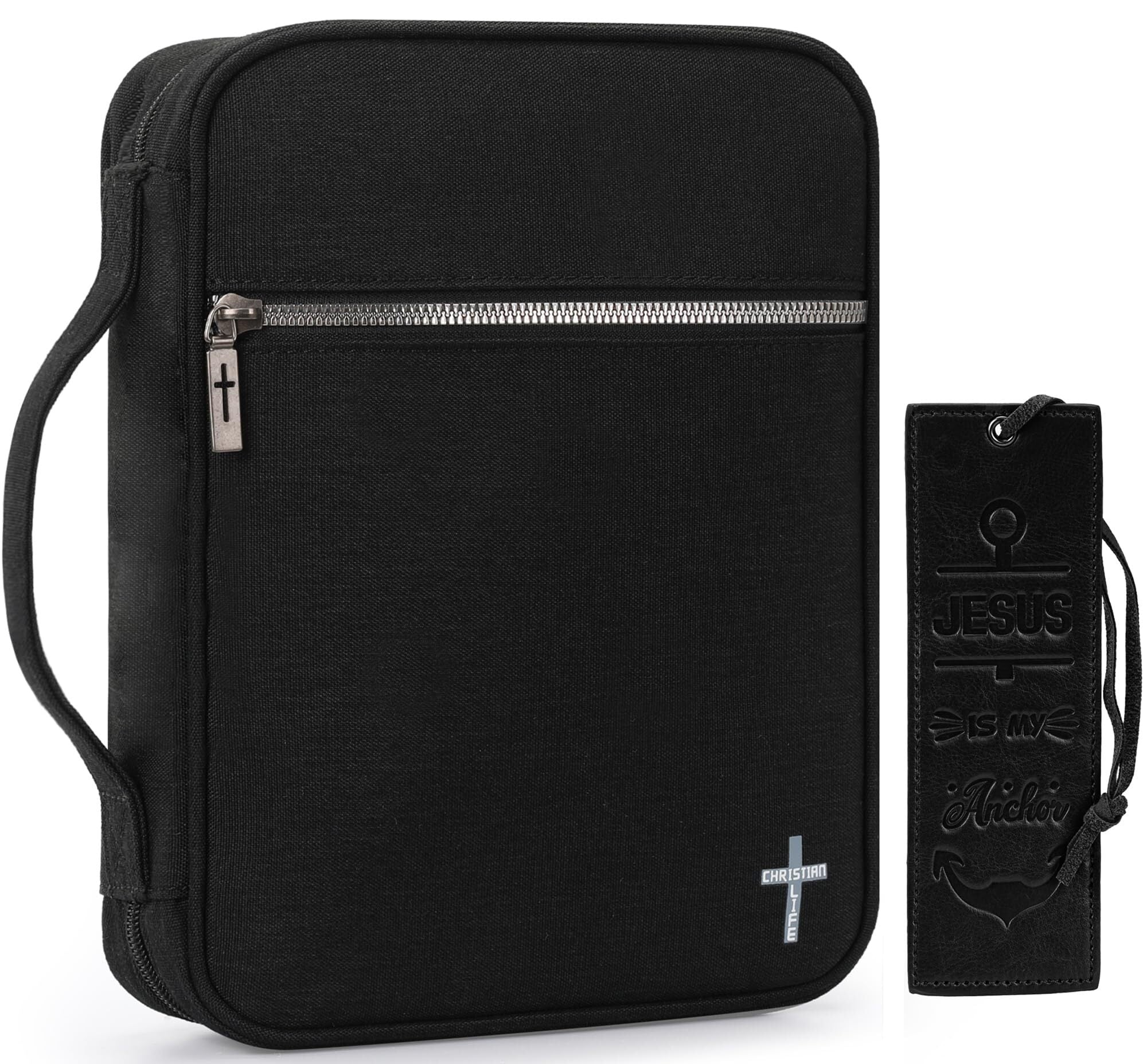 Montana West Church Bag for Women Men Protective Bible Cover with Leather Bookmark
