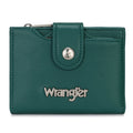 Wrangler Women Small Bifold Wallet RFID Blocking Card Purse with Zipper Coin Pocket