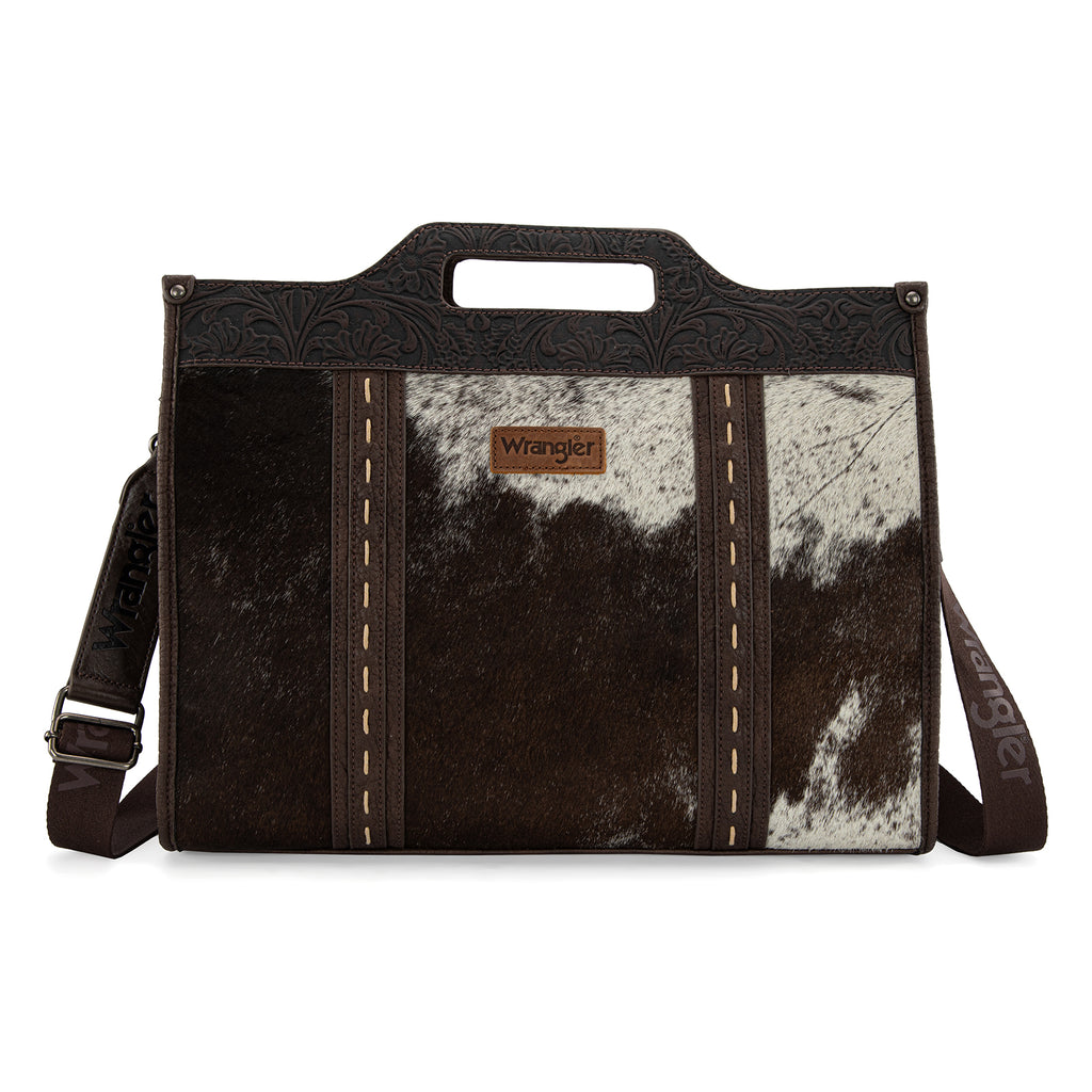 Wrangler Western Large Tote Bag for Women Tooled Embossed Shoulder Crossbody Handbag