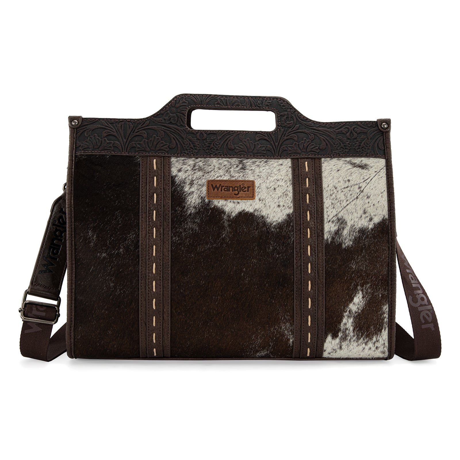 Wrangler Western Large Tote Bag for Women Tooled Embossed Shoulder Crossbody Handbag