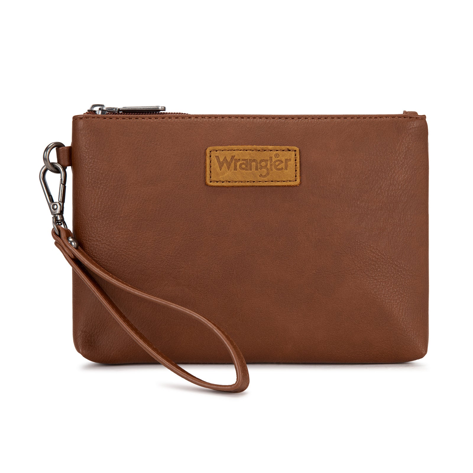 Wrangler Wristlet Clutch Wallet for Women Large Capacity Zipper Pouch with Detachable Wrist Strap
