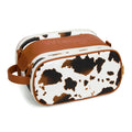 Wrangler Western Travel Makeup Bag Portable Large Cosmetic Organizer with Handle