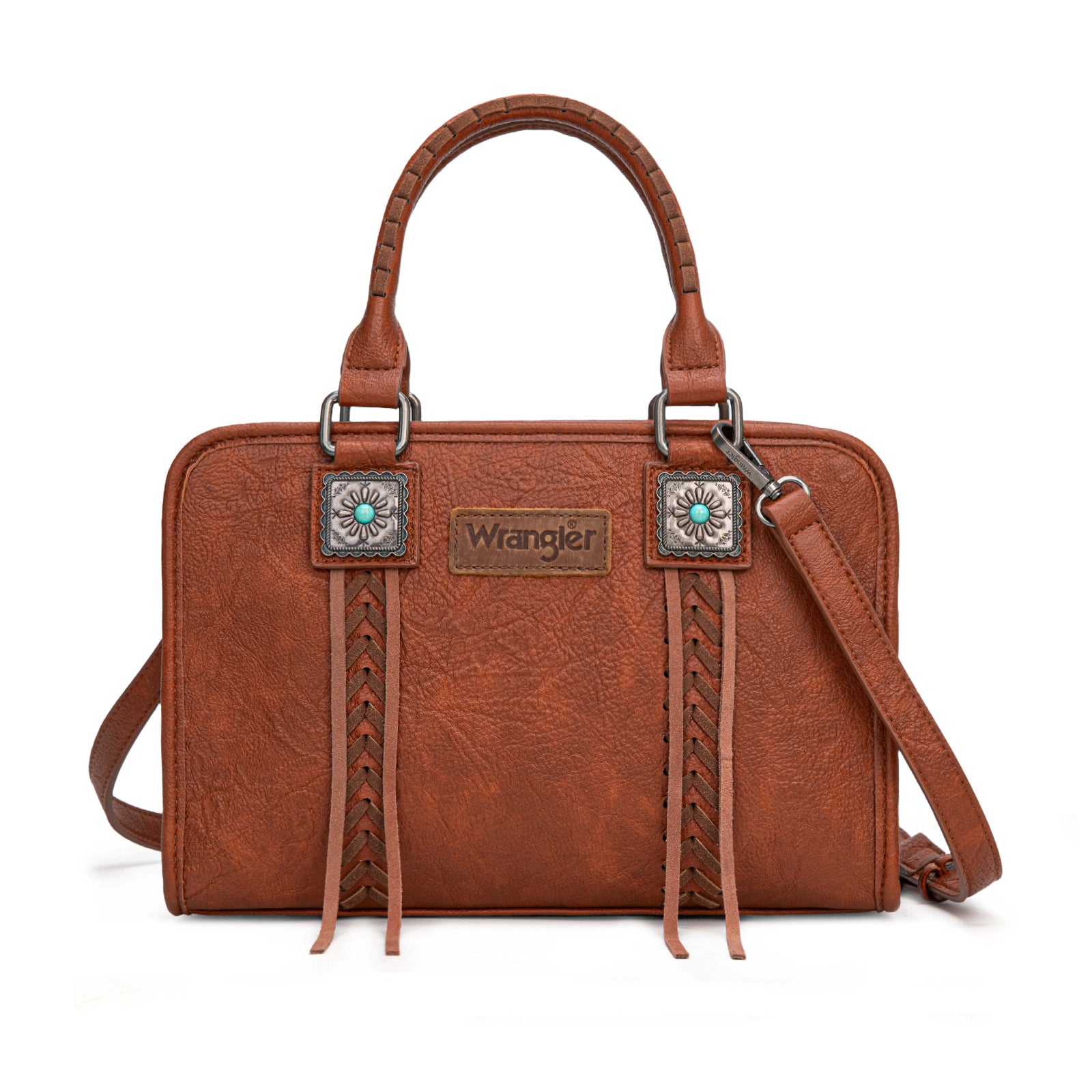 Wrangler Tote Bag for Women Crossbody for Ladies Purse Fringe Western Purse Vintage Handbags
