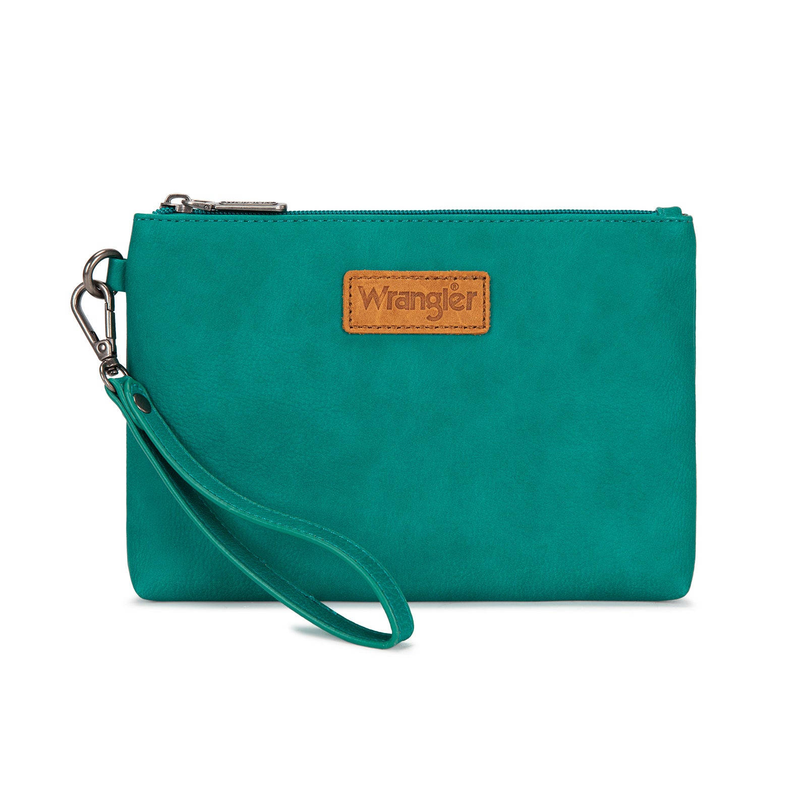 Wrangler Wristlet Clutch Wallet for Women Large Capacity Zipper Pouch with Detachable Wrist Strap