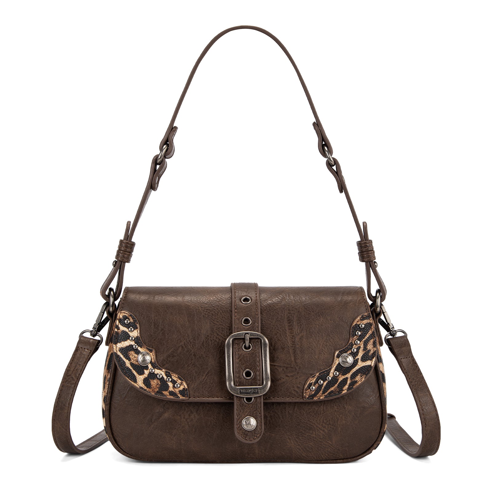 Wrangler Purse for Women Stylish Shoulder Bag Handbag Crossbody Bag Trendy Western Design Durable Leather