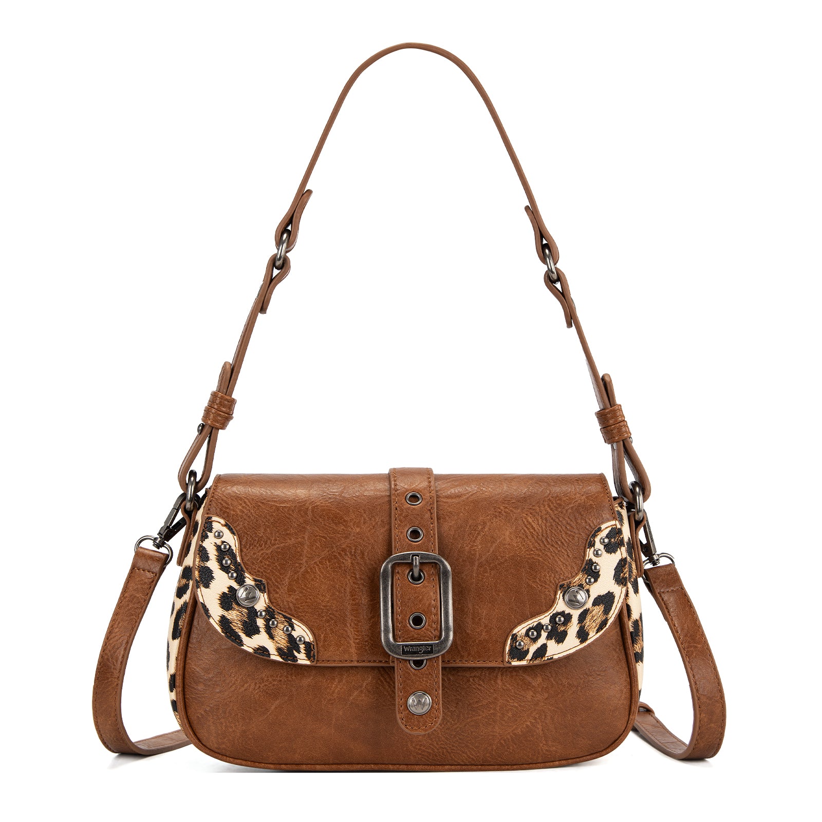 Wrangler Purse for Women Stylish Shoulder Bag Handbag Crossbody Bag Trendy Western Design Durable Leather