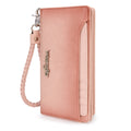 Wrangler Long Wallet for Women RFID Blocking Large Capacity Clutch Purse Wristlet Card Holder with Zipper