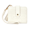 Montana West Wallets for Women Floral Embossed RFID Bifold Card Holder with Tasse