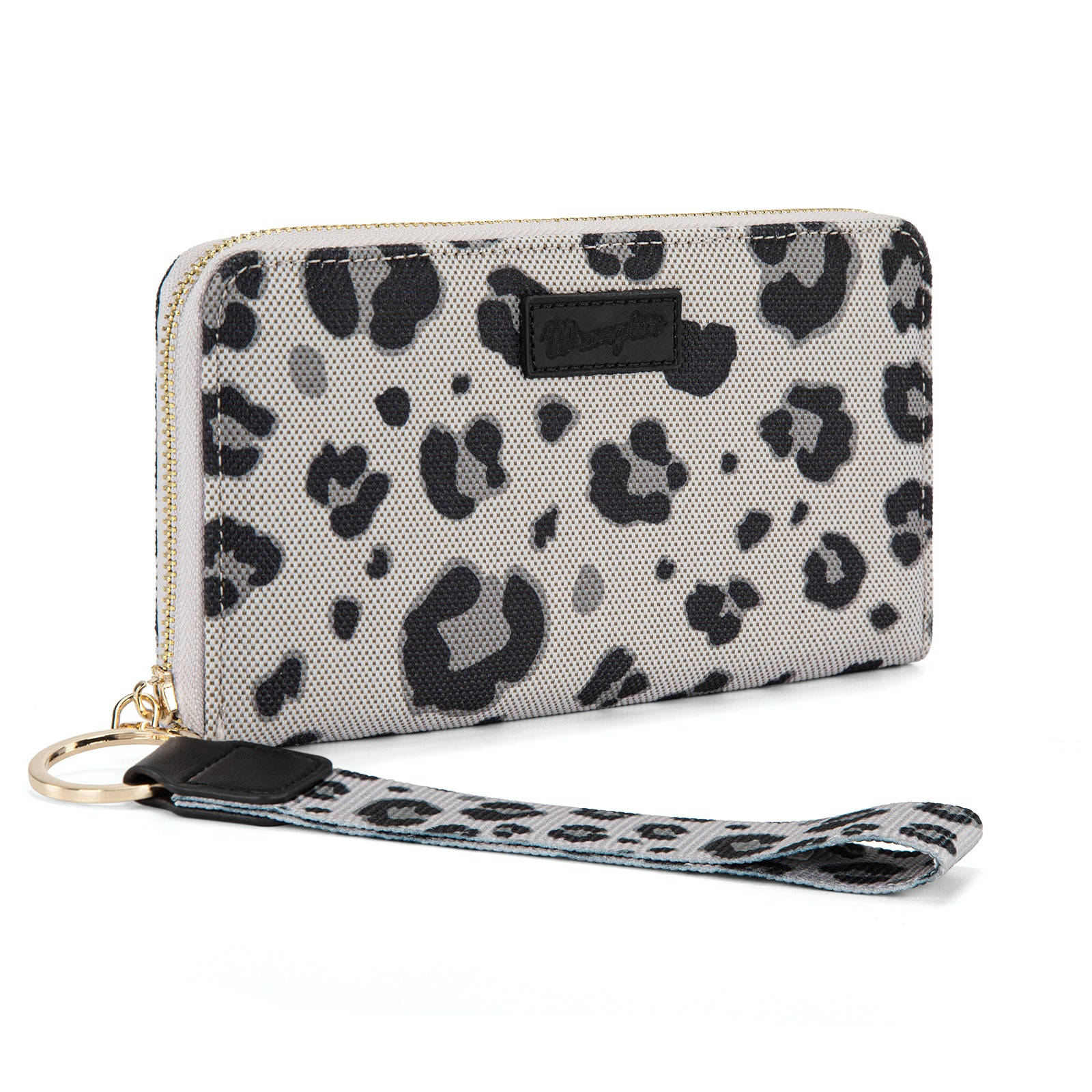 Wrangler Wallet Women Leopard Print Wristlet Wallets for Women Stylish Credit Card Wallet with Zipper Pocket Durable and Functional Wallets for Women