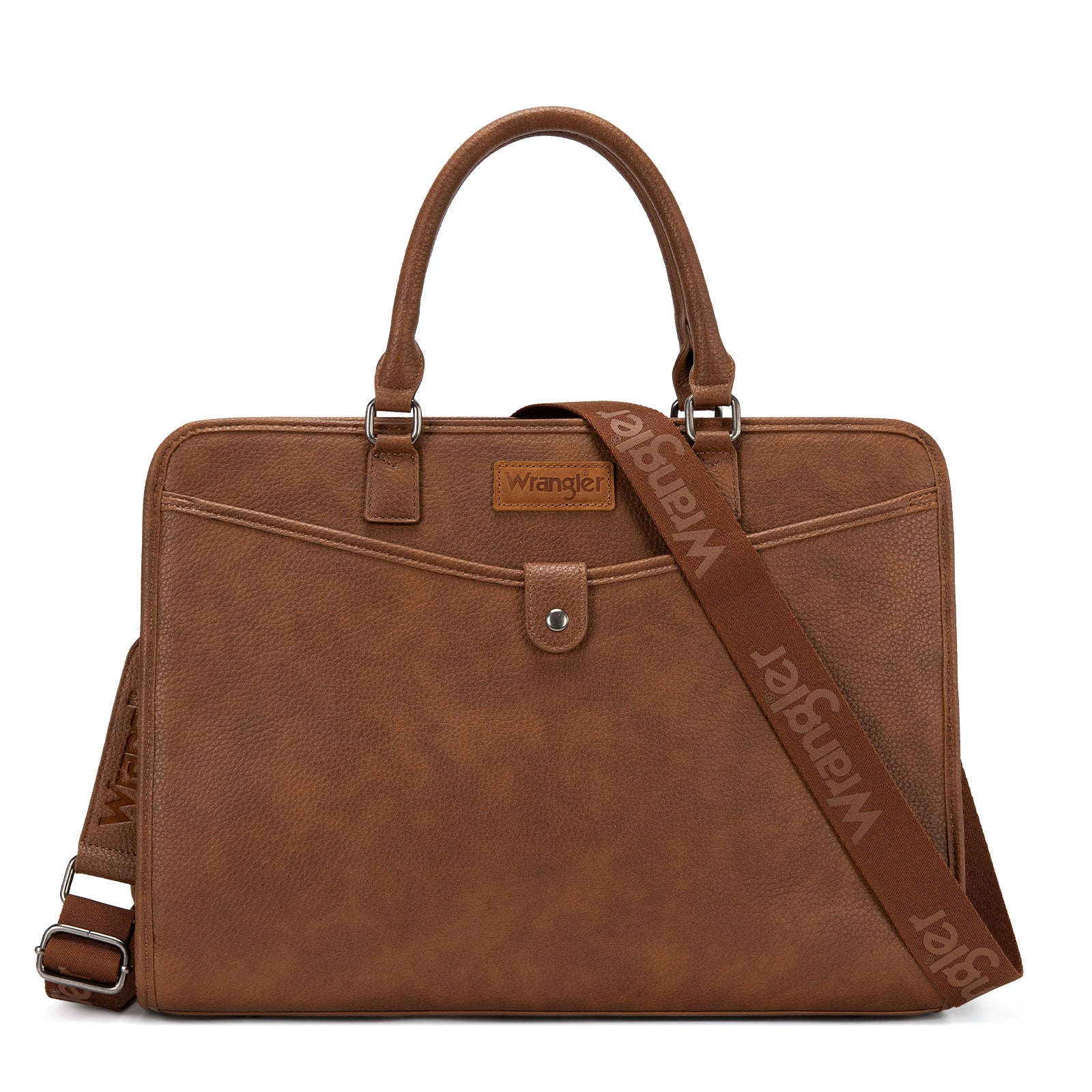 Wrangler Women Laptop Briefcase Tote Bag with Detachable Adjustable Strap