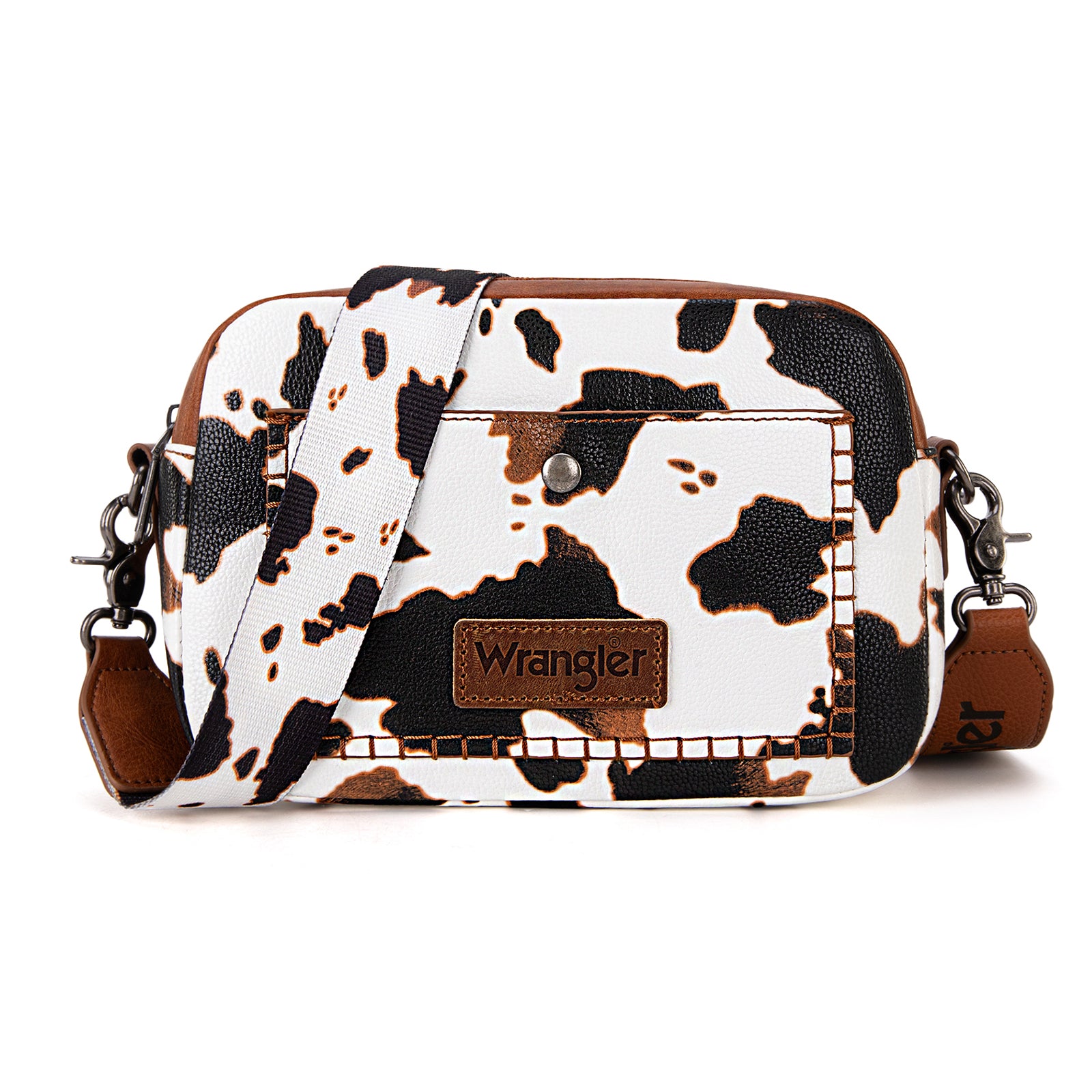 Wrangler Crossbody Purses for Women Trendy Camera Snapshot Bag with Wide Strap