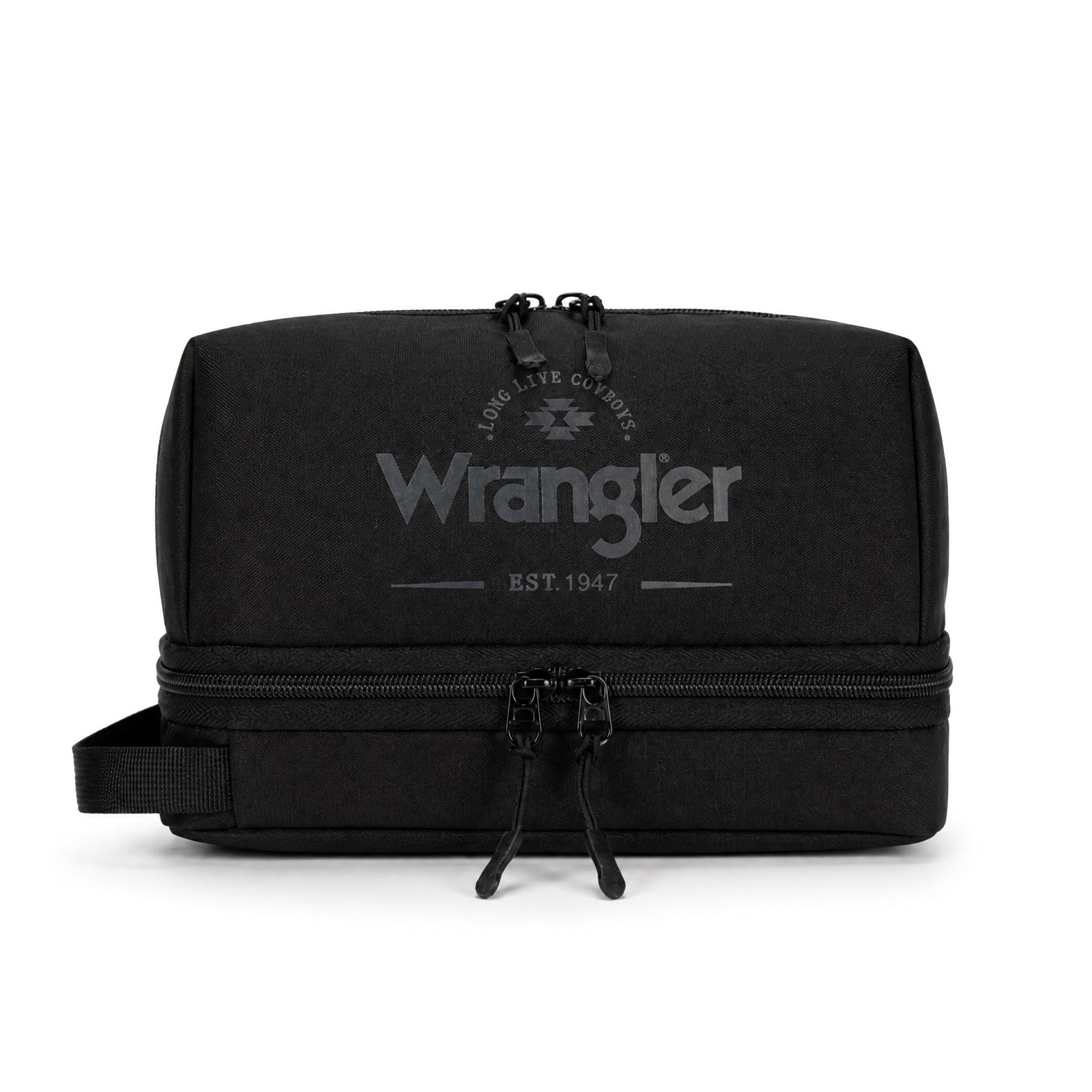 Wrangler Unisex Travel Toiletry Bag Waterproof Hanging Dopp Kit Dual?Layer Wet?Dry Separation Cosmetic Organizer