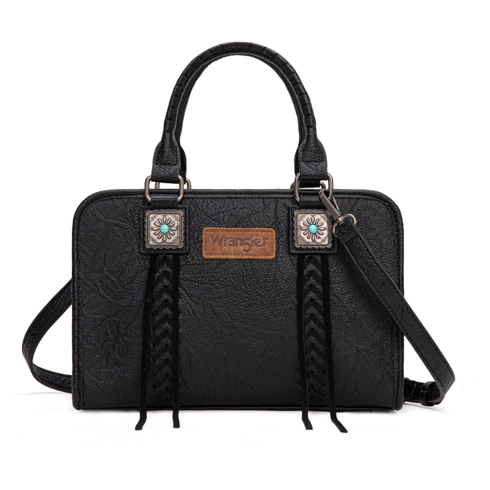 Wrangler Tote Bag for Women Crossbody for Ladies Purse Fringe Western Purse Vintage Handbags