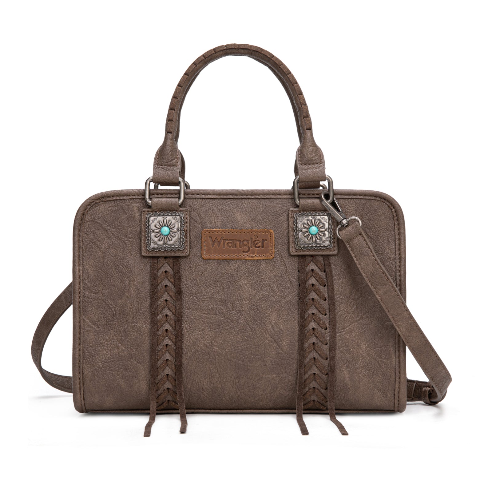 Wrangler Tote Bag for Women Crossbody for Ladies Purse Fringe Western Purse Vintage Handbags