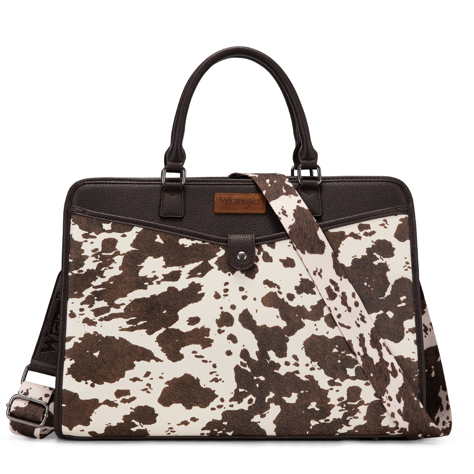Wrangler Women Laptop Briefcase Tote Bag with Detachable Adjustable Strap