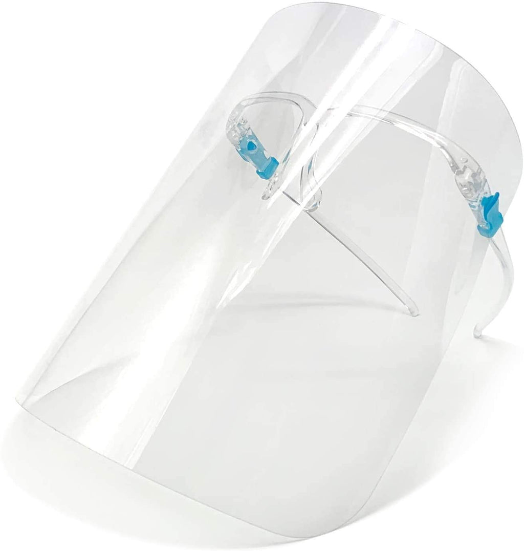 10 PCS Transparent Reusable Face Visor 2 Goggles Frames-Safety Face Shield Goggle Shield