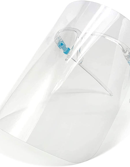 500 PCS Transparent Reusable Face Visor 100 Goggles Frames-Safety Face Shield Goggle Shield