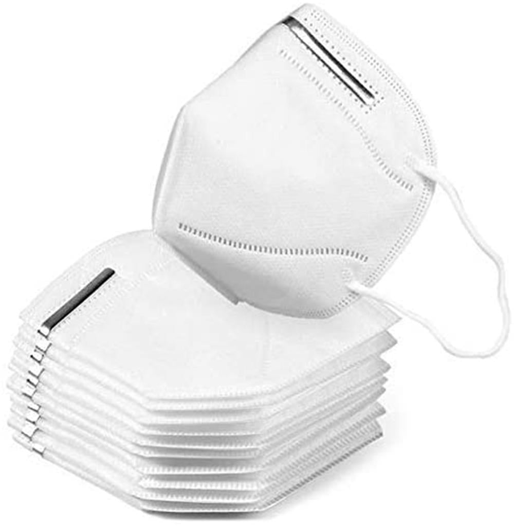 10 Pcs KN95 Disposable Folding Protective Cover Face Masks