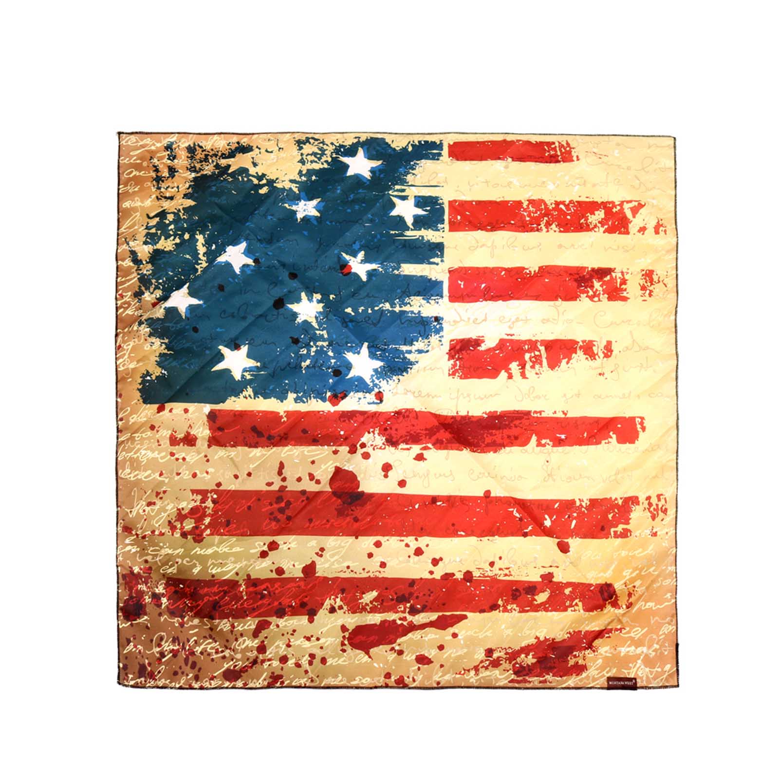 BDN-US01  American Bling US Flag Design Print Bandana - Assorted Colors (12 PCS)