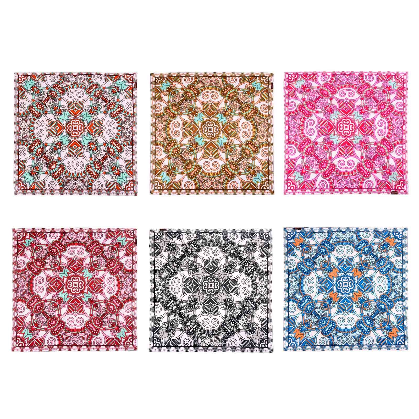 BDN07  American Bling Mandala Print Bandana- Assorted Colors (12 PCS)