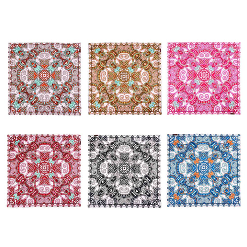 BDN07  American Bling Mandala Print Bandana- Assorted Colors (12 PCS)
