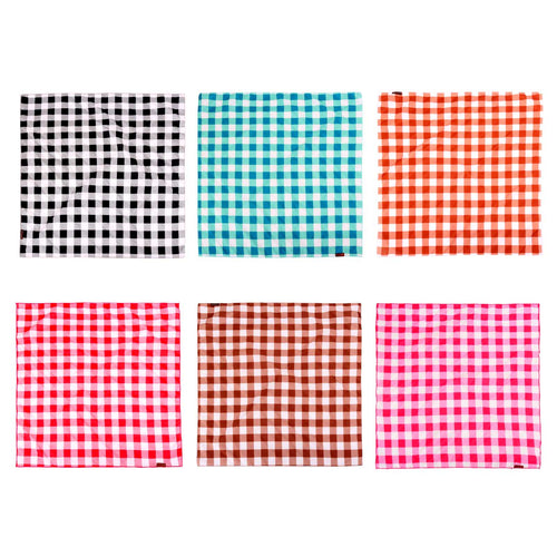 BDN11  American Bling Checkered Bandana - Assorted Colors (12 PCS)