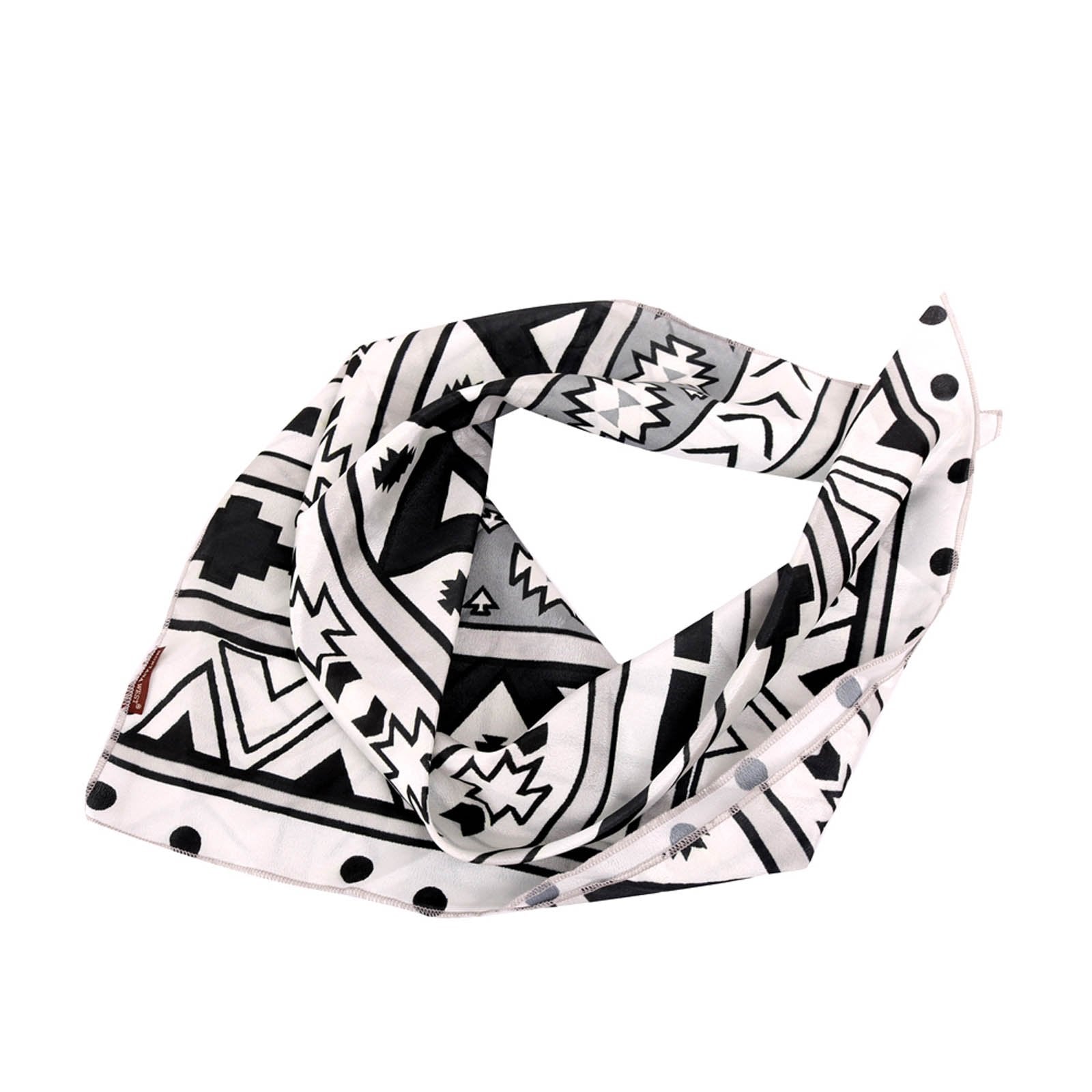 BDN02  American Bling Tribal Pattern Print Bandana - Assorted Colors (12 PCS)