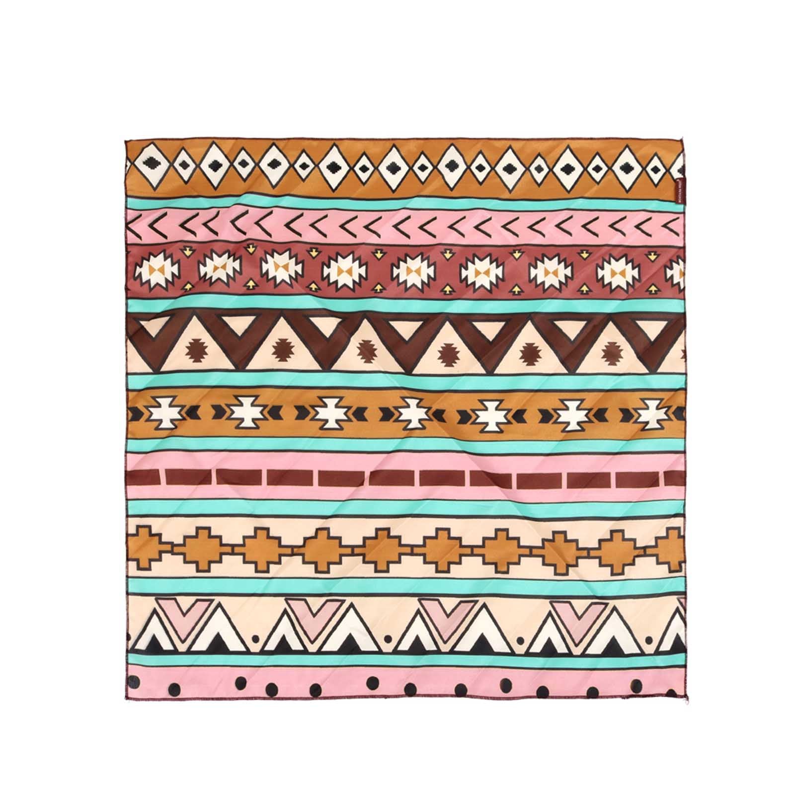 BDN02  American Bling Tribal Pattern Print Bandana - Assorted Colors (12 PCS)