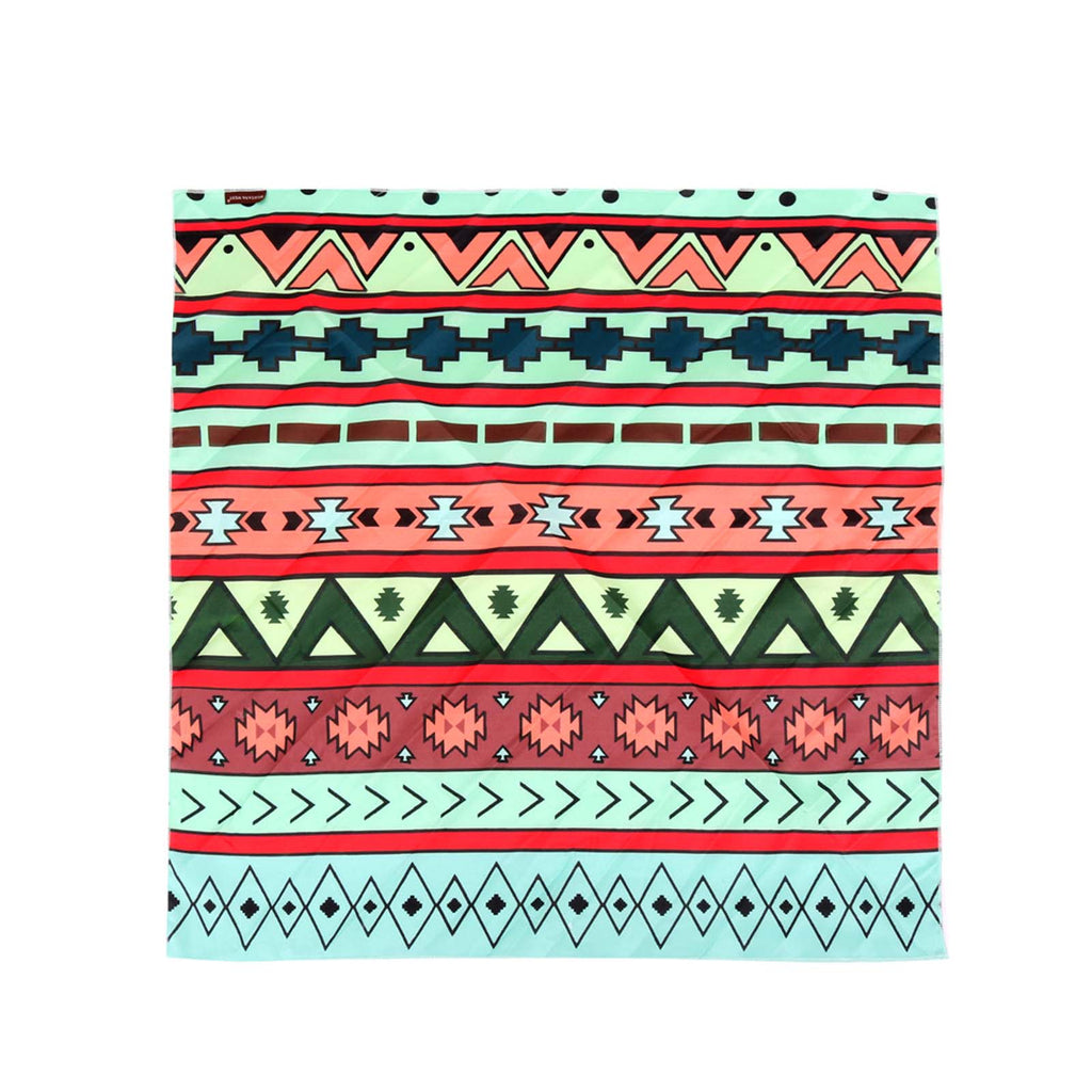 BDN02  American Bling Tribal Pattern Print Bandana - Assorted Colors (12 PCS)
