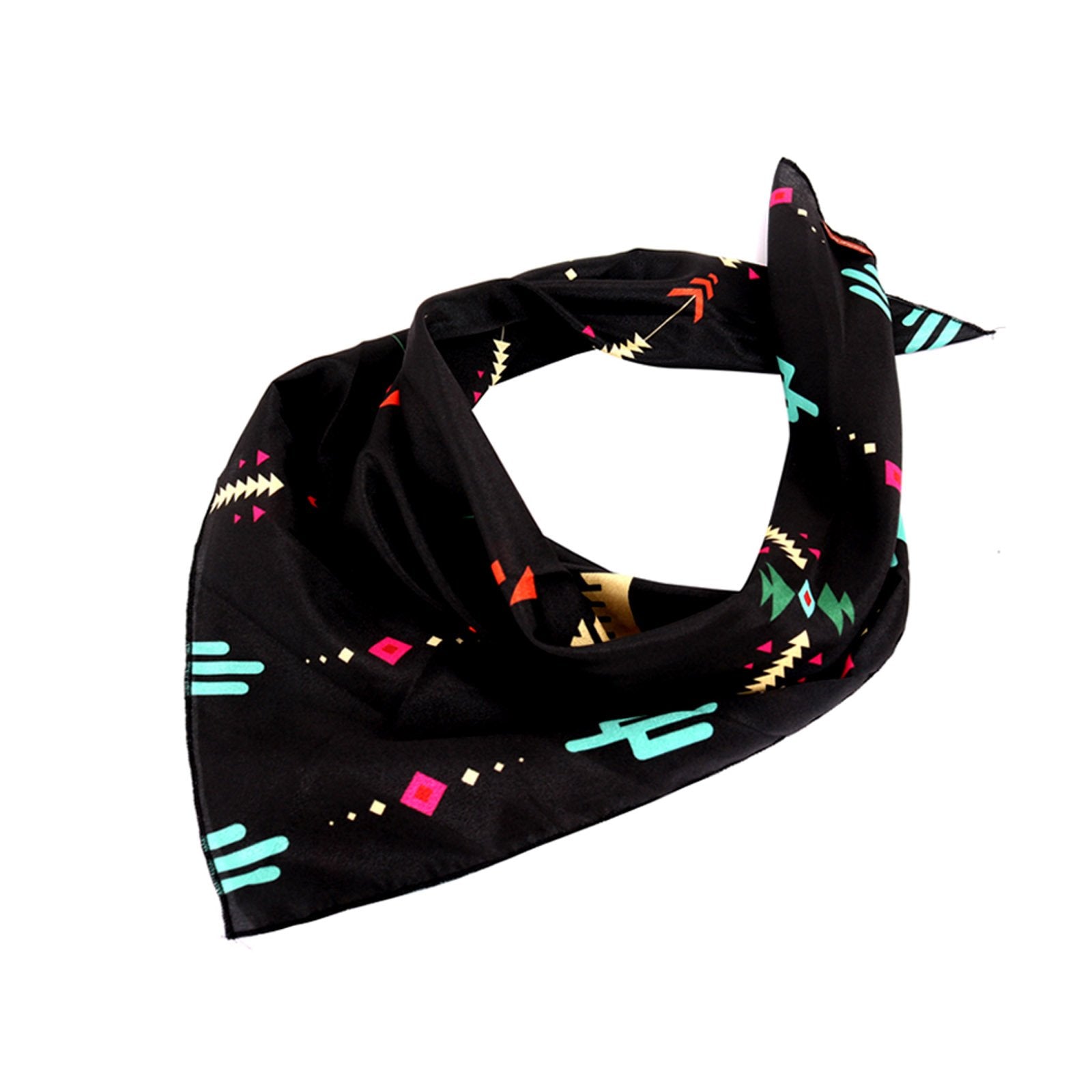 BDN03  American Bling Arrow Thunderbird Pattern Print Bandana- Assorted Colors (12 PCS)