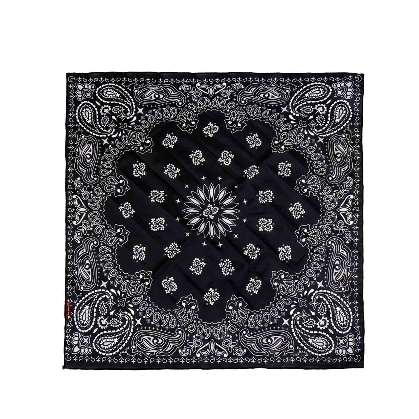 BDN05  American Bling Paisley Mandala Print Bandana- Assorted Colors (12 PCS)