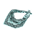 BDN06  American Bling Floral Mandala Print Bandana- Assorted Colors (12 PCS)