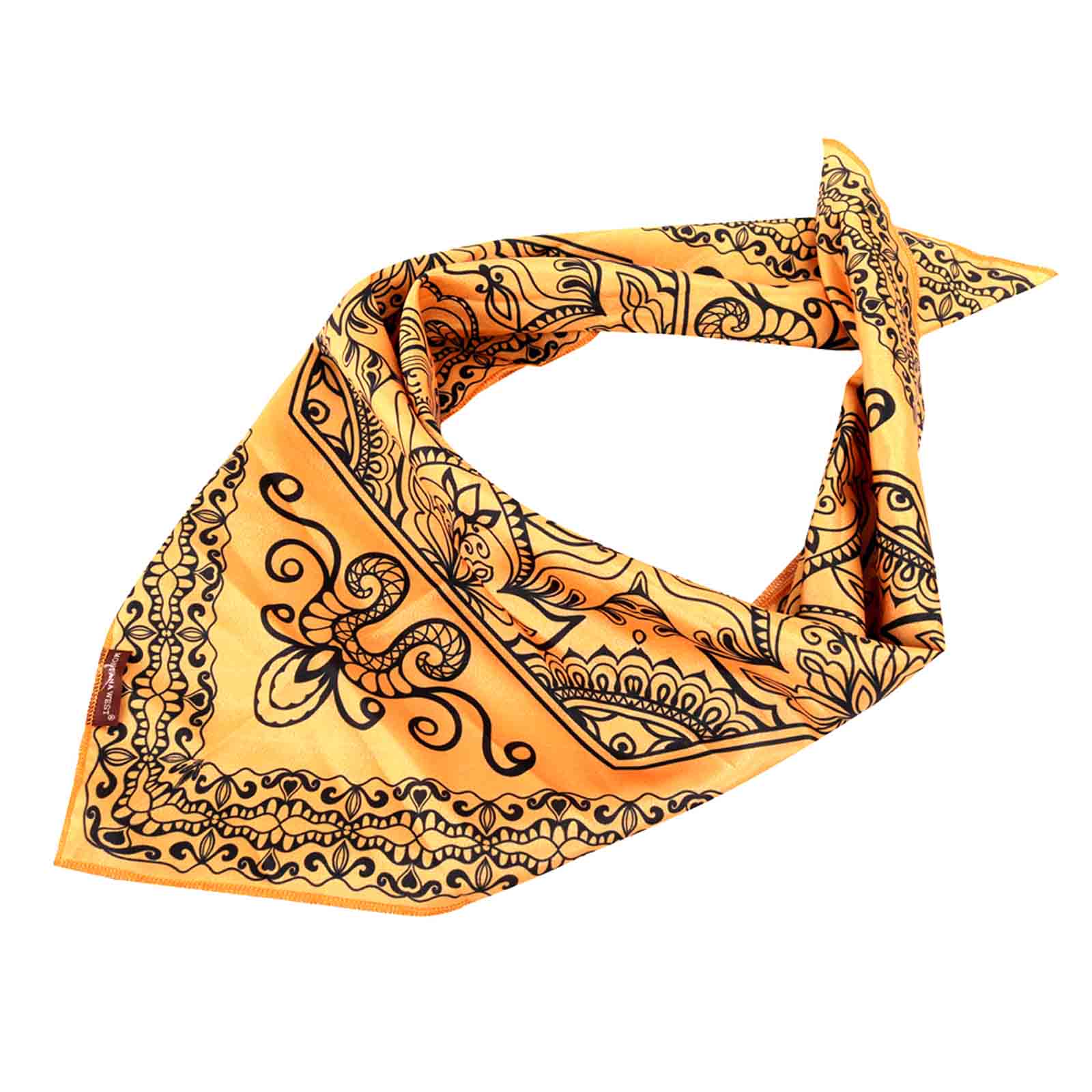 BDN06  American Bling Floral Mandala Print Bandana- Assorted Colors (12 PCS)