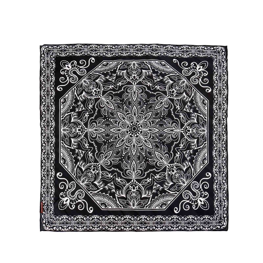 BDN06  American Bling Floral Mandala Print Bandana- Assorted Colors (12 PCS)