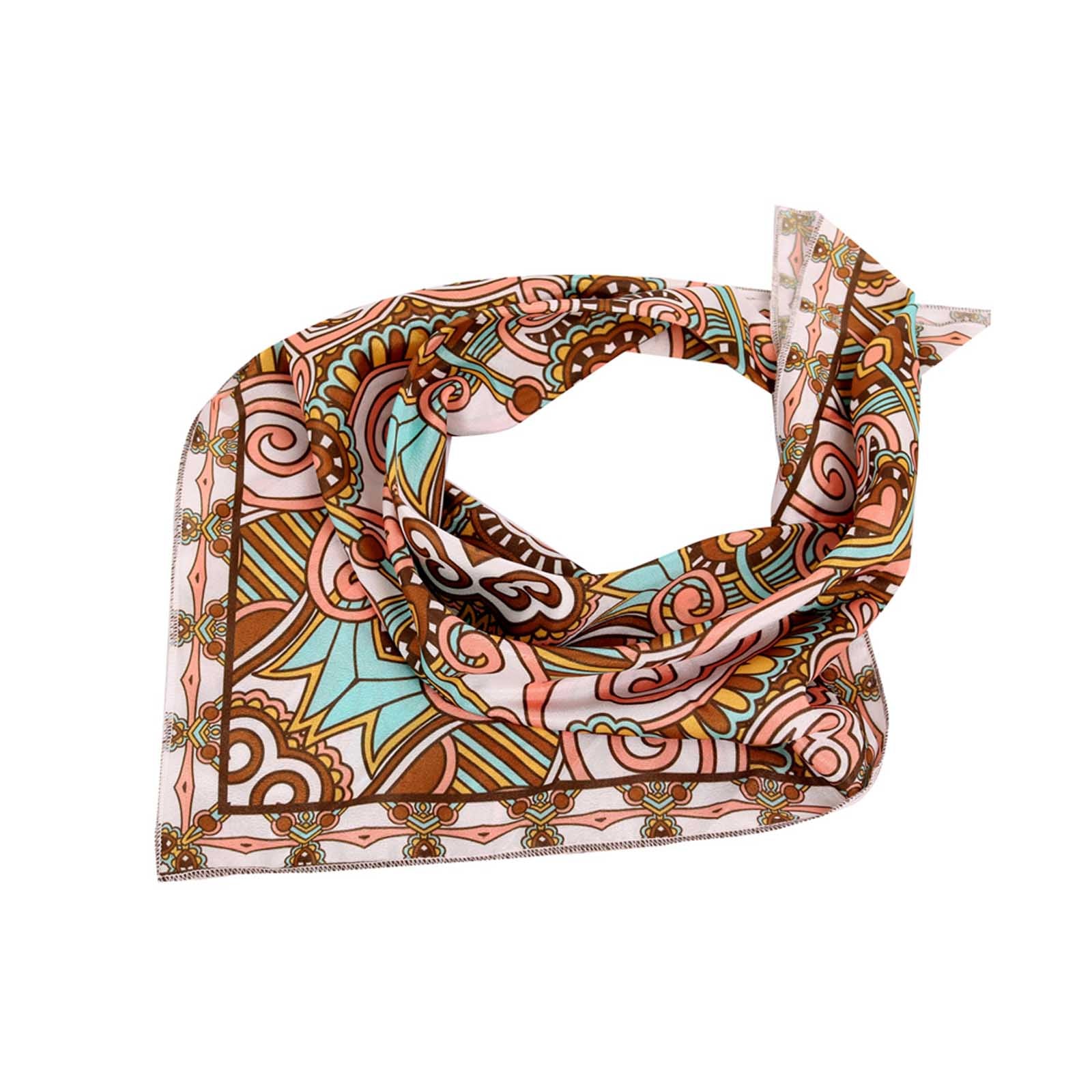 BDN07  American Bling Mandala Print Bandana- Assorted Colors (12 PCS)