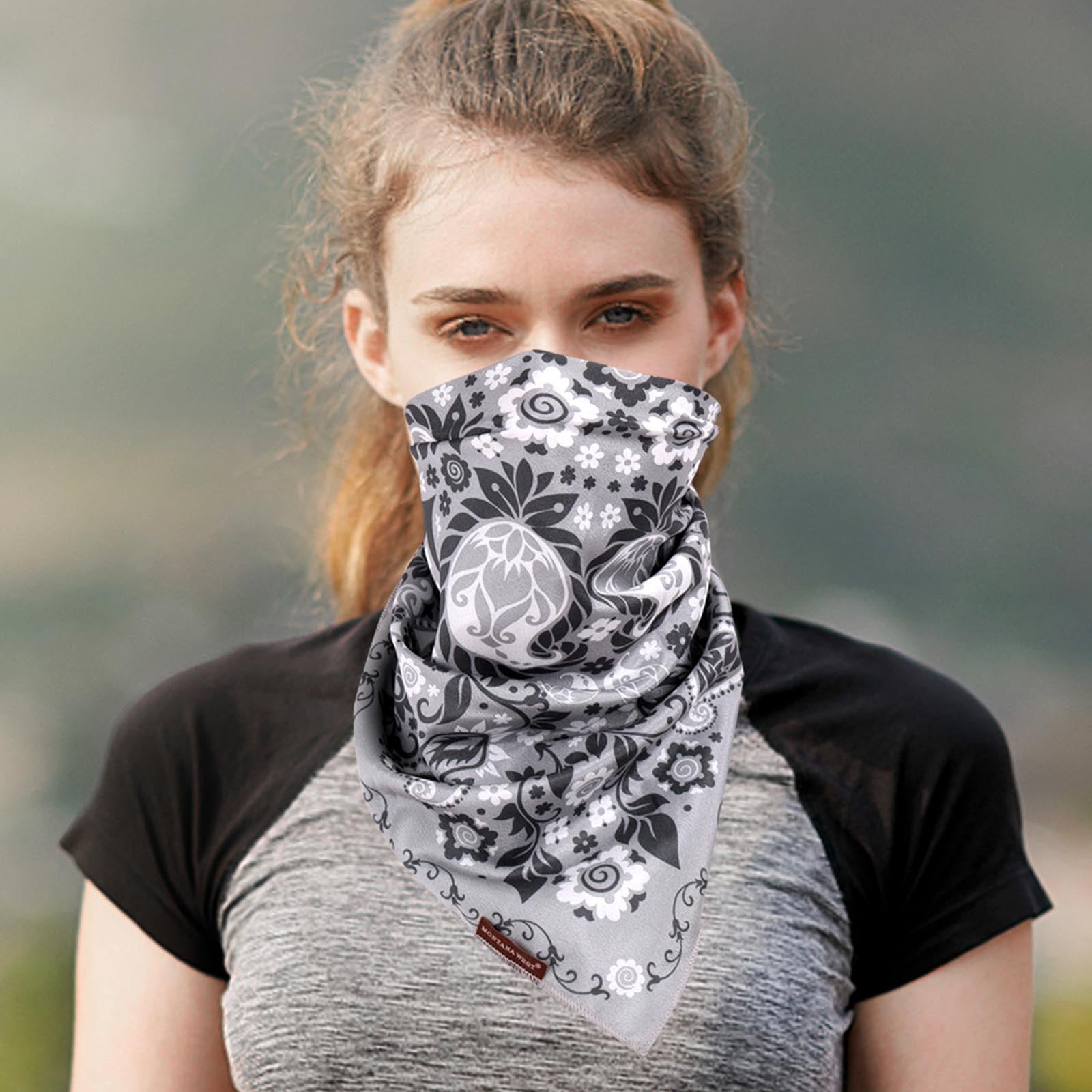 BDN08  American Bling Paisley Mandala Print Bandana - Assorted Colors (12 PCS)