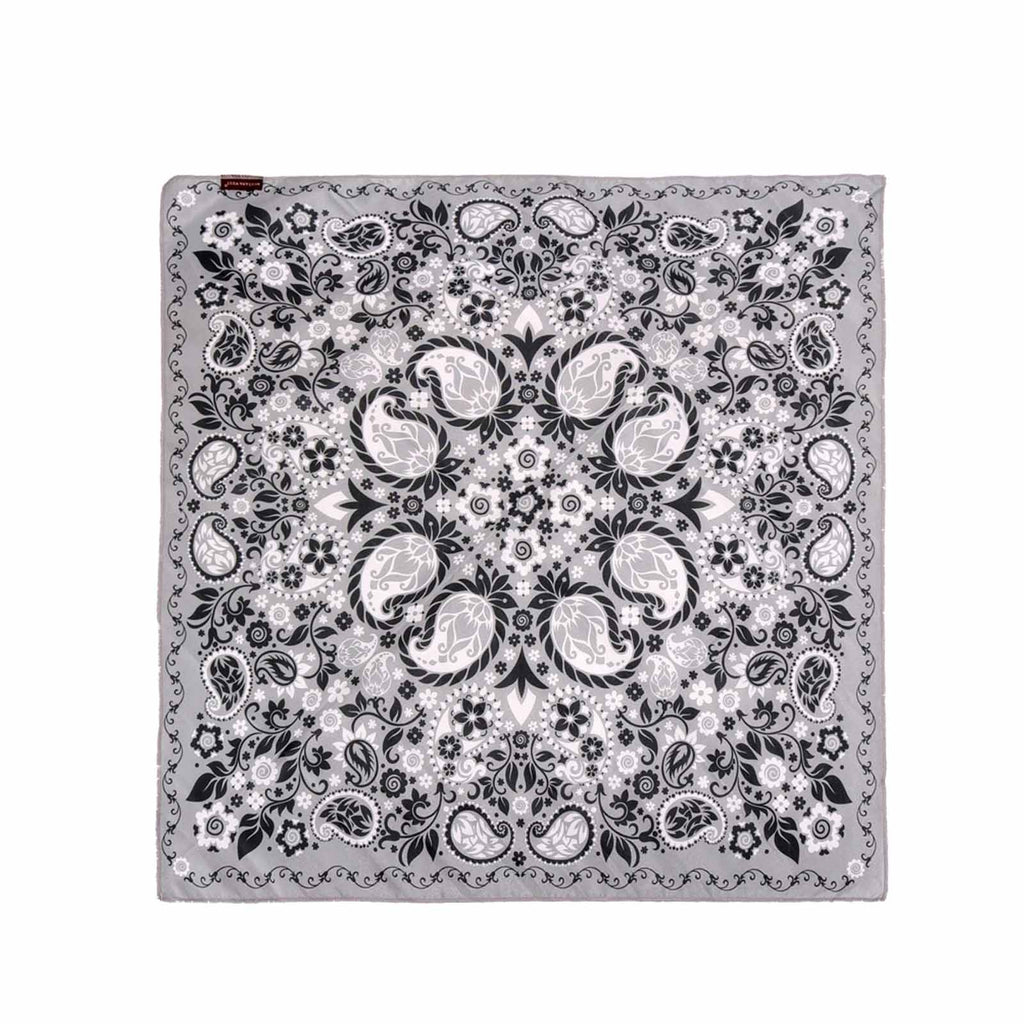 BDN08  American Bling Paisley Mandala Print Bandana - Assorted Colors (12 PCS)