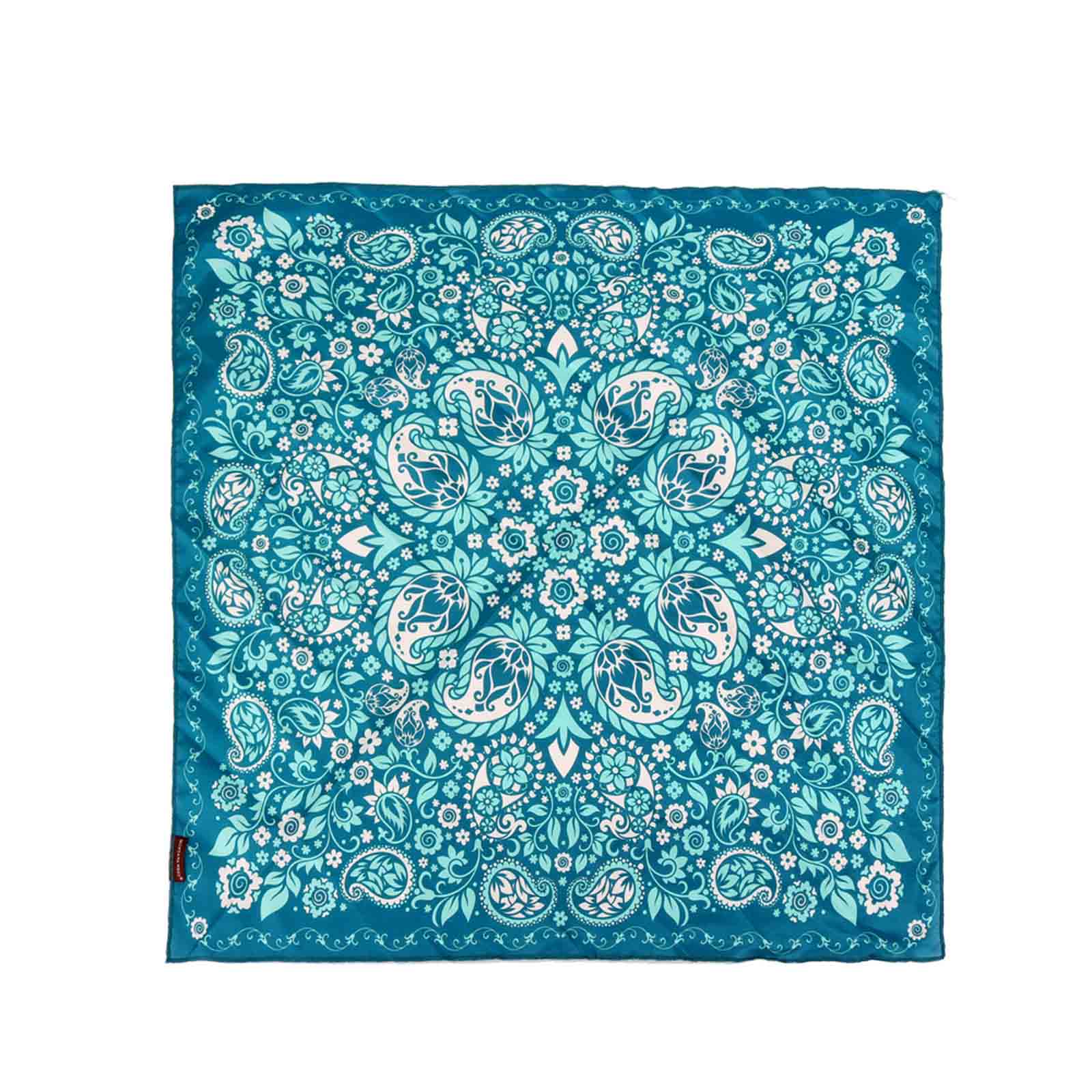 BDN08  American Bling Paisley Mandala Print Bandana - Assorted Colors (12 PCS)
