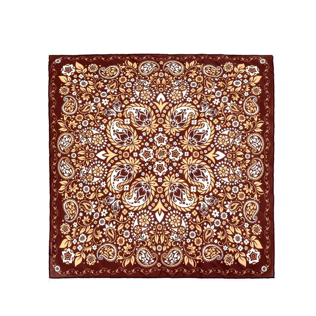 BDN08  American Bling Paisley Mandala Print Bandana - Assorted Colors (12 PCS)