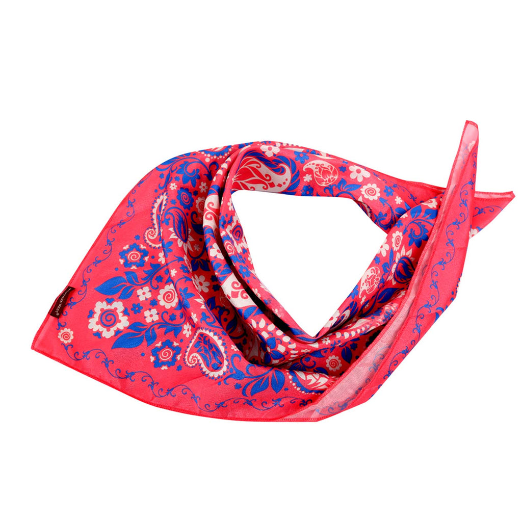 BDN08  American Bling Paisley Mandala Print Bandana - Assorted Colors (12 PCS)