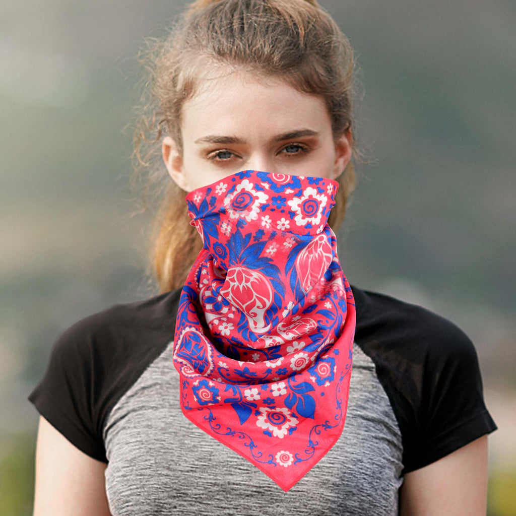 BDN08  American Bling Paisley Mandala Print Bandana - Assorted Colors (12 PCS)